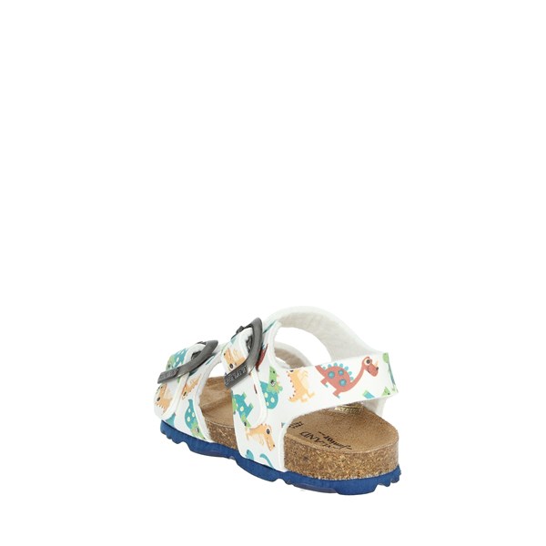 Grunland Shoes Flat Sandals White/Blue SB0743-40