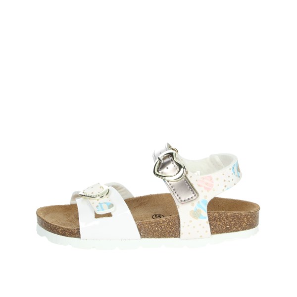 Grunland Shoes Flat Sandals White/Light dusty pink SB1822-40