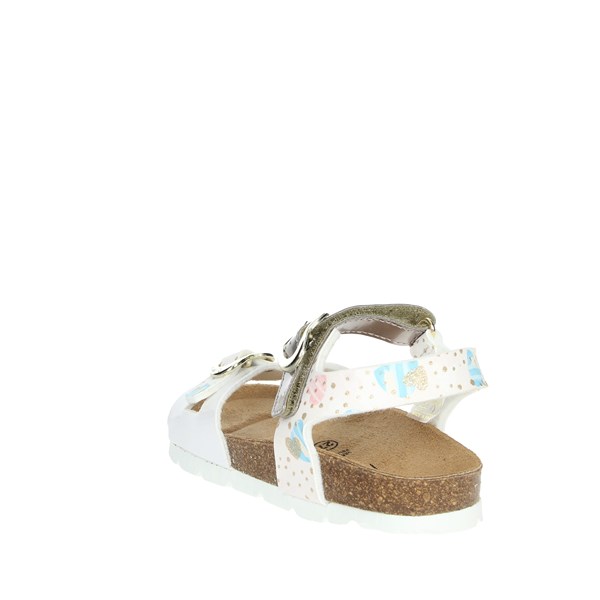 Grunland Shoes Flat Sandals White/Light dusty pink SB1822-40