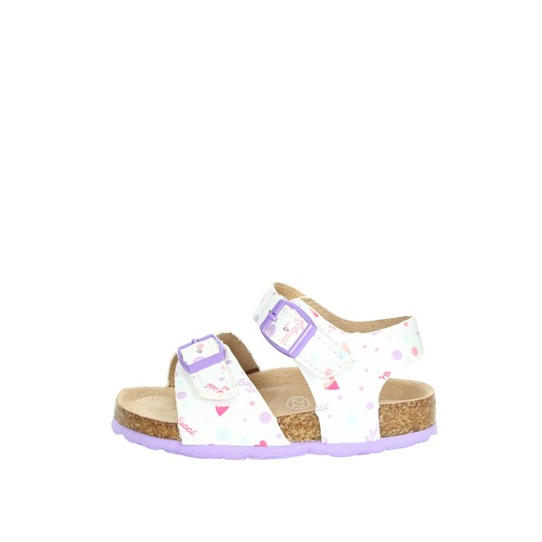Balducci Shoes Sandal White/Purple BS3500