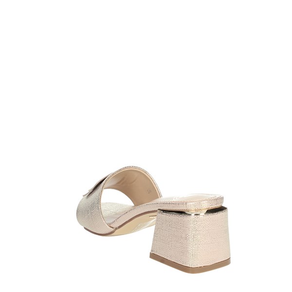 Laura Biagiotti Shoes Heeled Slippers Light dusty pink 7580