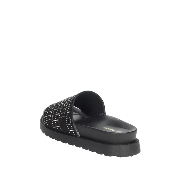 Laura Biagiotti Shoes Platform Slippers Black 7695
