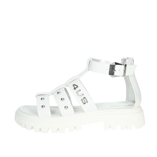 4us Paciotti Shoes Flat Sandals White 41120