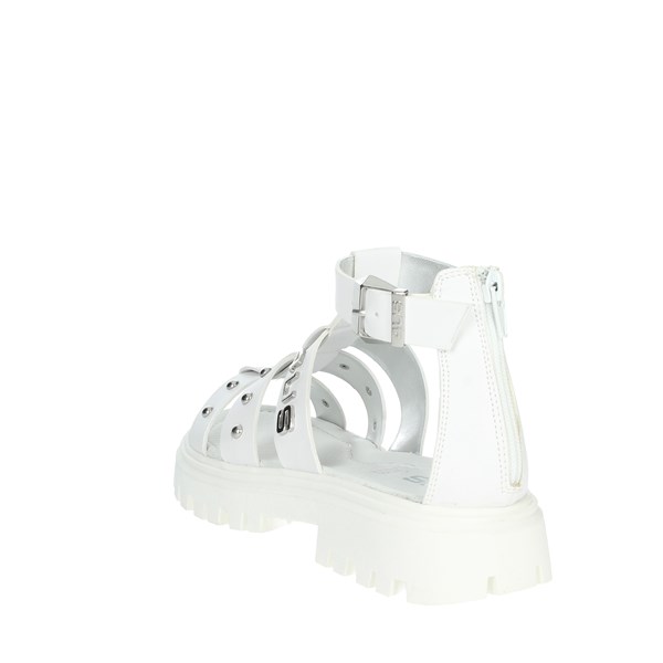 4us Paciotti Shoes Flat Sandals White 41120