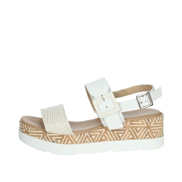 Repo Shoes Platform Sandals White 50261-E2