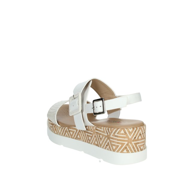Repo Shoes Platform Sandals White 50261-E2