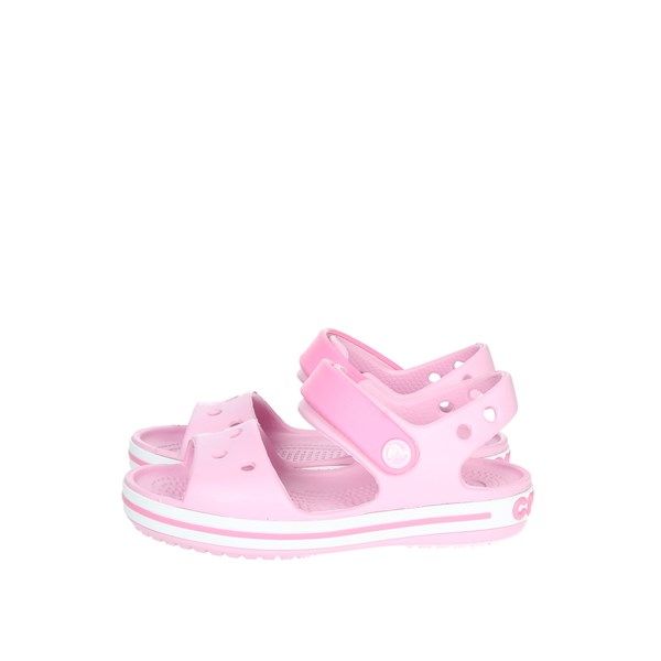 Crocs Shoes Flat Sandals Rose 12856-6GD
