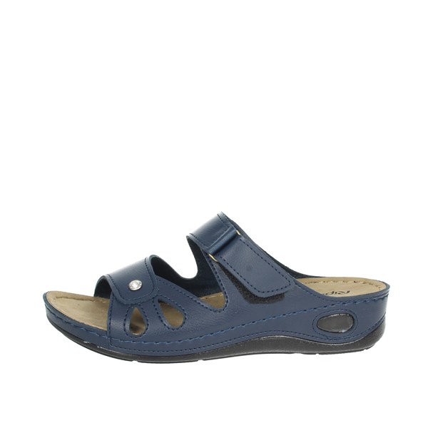 Riposella Shoes Clogs Blue 15007