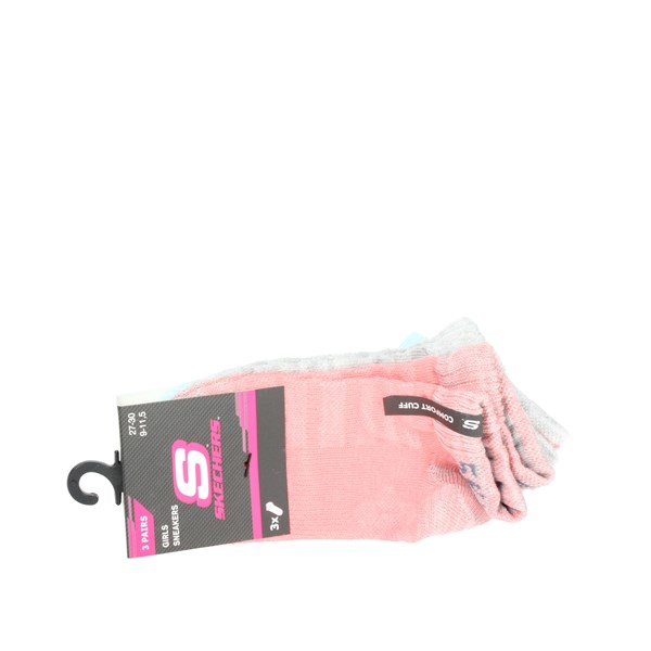 Skechers Accessories Socks Aquamarine/Pink SK43032