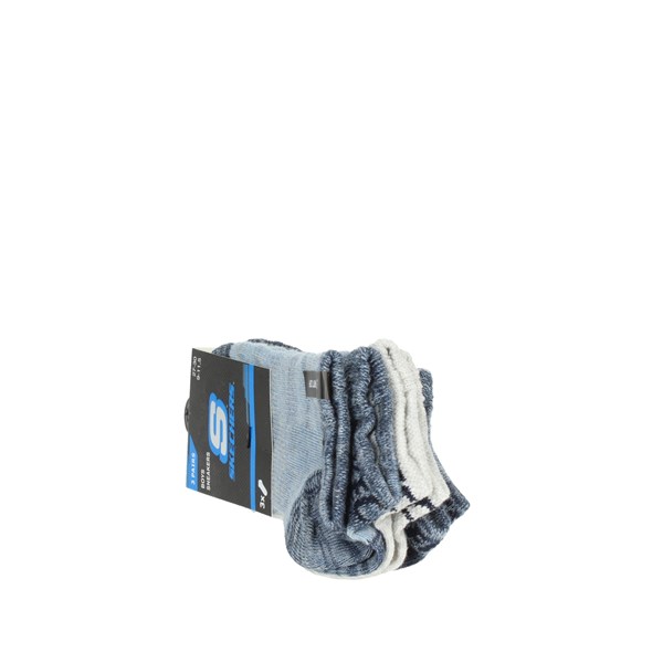 Skechers Accessories Socks Grey/Blue SK43029