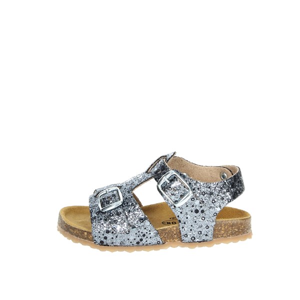 Plakton Shoes Flat Sandals Charcoal grey PIZZI 865039