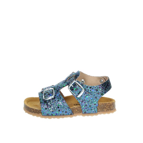 Plakton Shoes Flat Sandals Blue PIZZI 865039