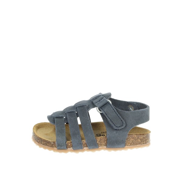 Plakton Shoes Flat Sandals Blue PADOVA 855381