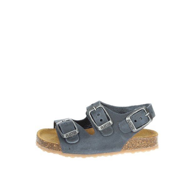 Plakton Shoes Flat Sandals Blue PETROL 850046