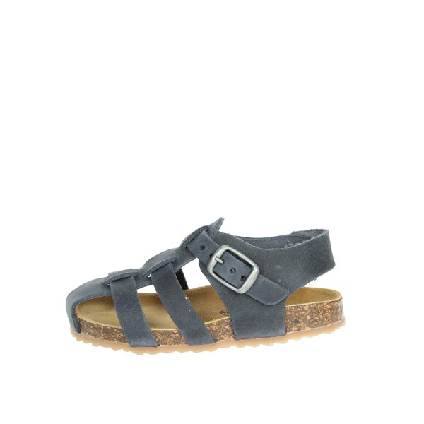 Plakton Shoes Flat Sandals Blue POLKA 855492