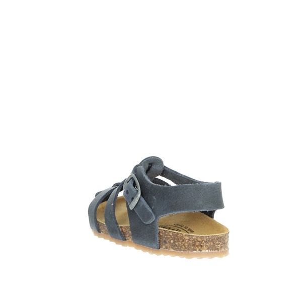 Plakton Shoes Flat Sandals Blue POLKA 855492