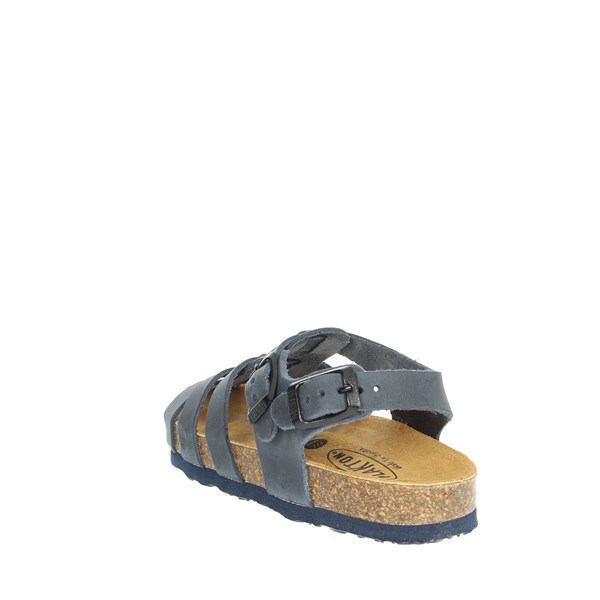 Plakton Shoes Flat Sandals Blue LOULOU