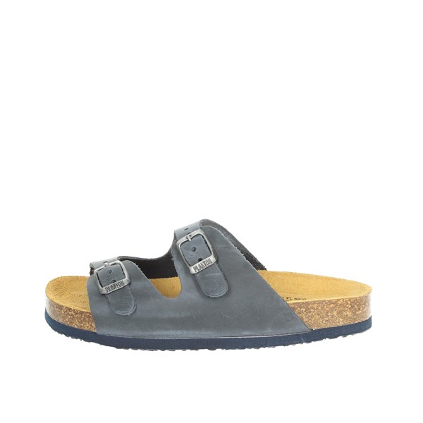 Plakton Shoes Flat Slippers Blue PLUTON 120047