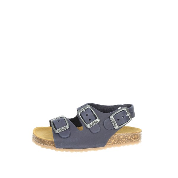 Plakton Shoes Flat Sandals Blue PETROL 850046