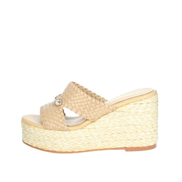 Silvian Heach Shoes Platform Slippers dove-grey SHS812