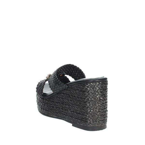 Silvian Heach Shoes Platform Slippers Black SHS812