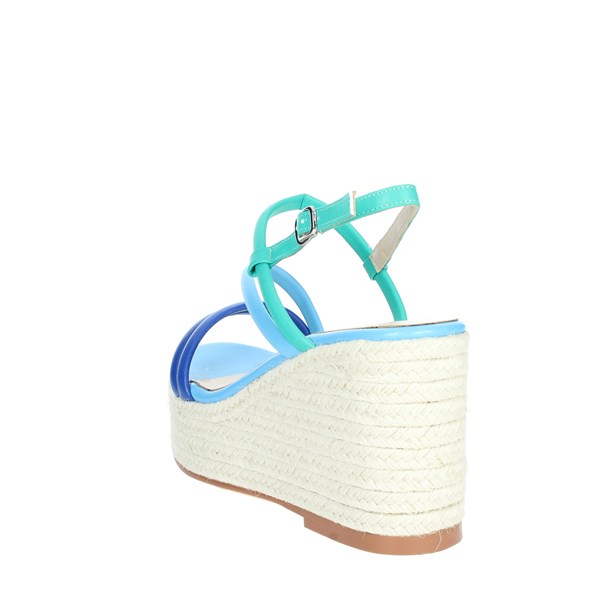 Silvian Heach Shoes Platform Sandals Sky-blue SHS808