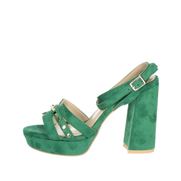 Silvian Heach Shoes Heeled Sandals Green SHS536