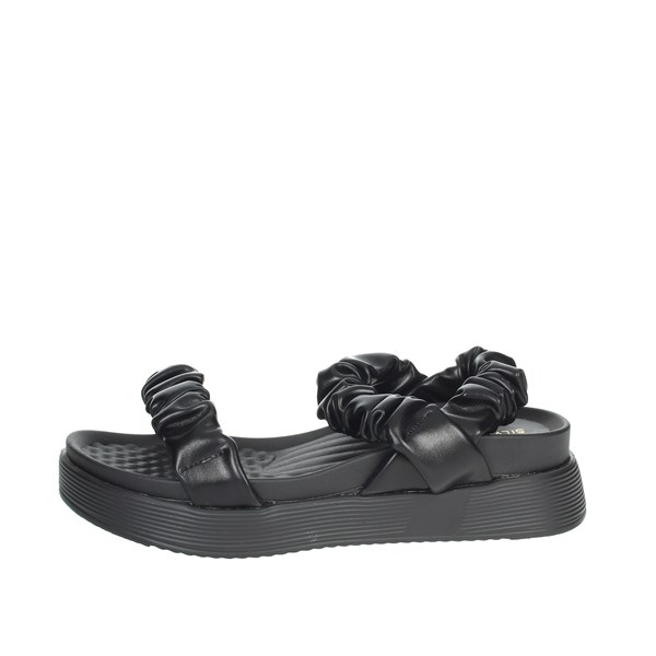 Silvian Heach Shoes Flat Sandals Black SHS804