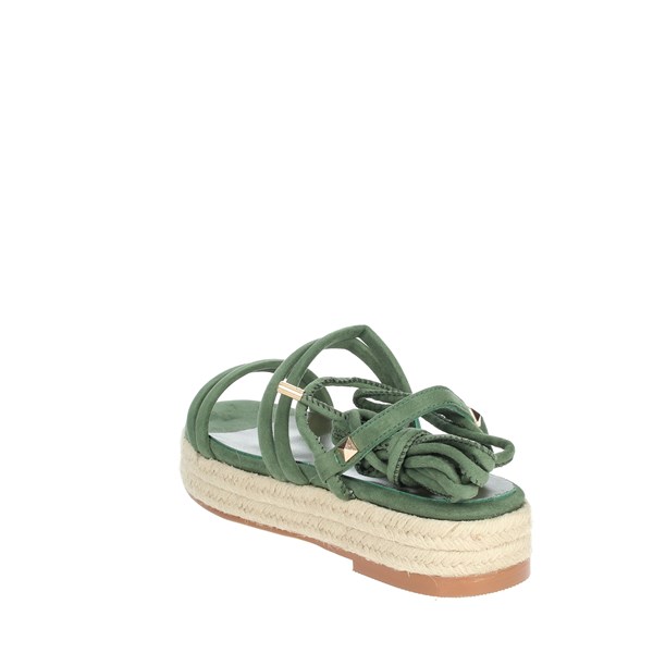 Silvian Heach Shoes Flat Sandals Dark Green SHS809