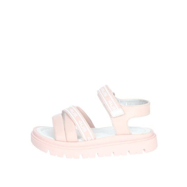 4us Paciotti Shoes Flat Sandals Rose/White 41130