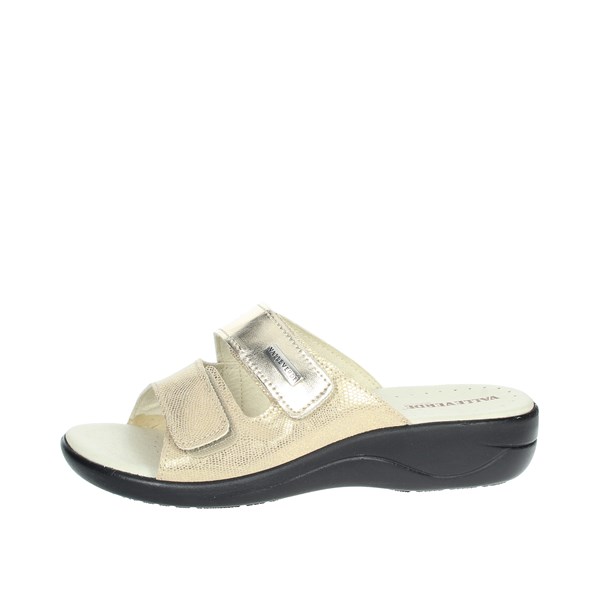 Valleverde Shoes Flat Slippers Platinum  022-8
