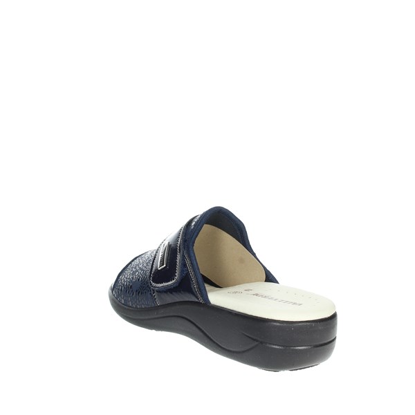 Valleverde Shoes Flat Slippers Blue 022-18