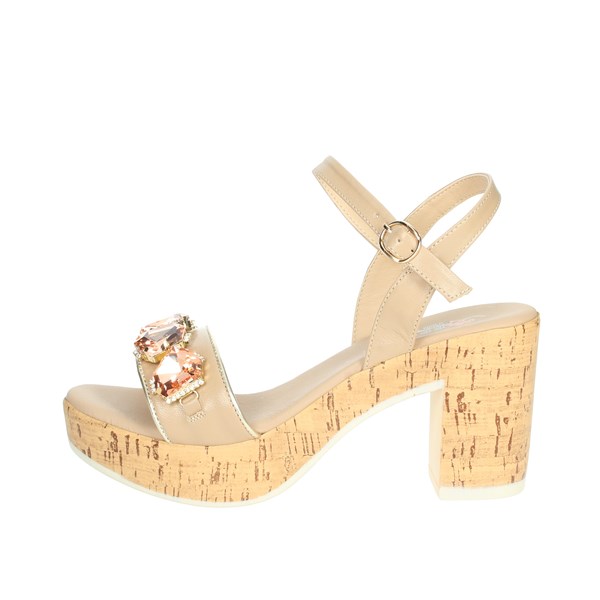 Repo Shoes Heeled Sandals Beige 57282-E2