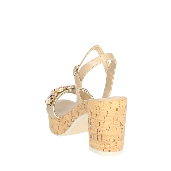 Repo Shoes Heeled Sandals Beige 57282-E2