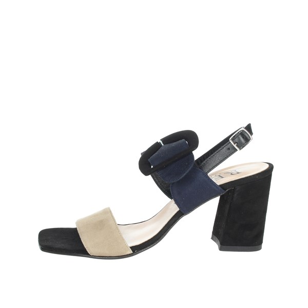 Repo Shoes Heeled Sandals Black/Beige 47610