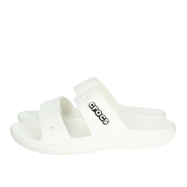 Crocs Shoes Flat Slippers White 206761-100