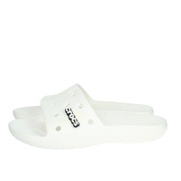 Crocs Shoes Flat Slippers White 206121-100