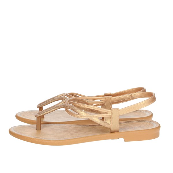 Grendha Shoes Flip Flops Gold 18394