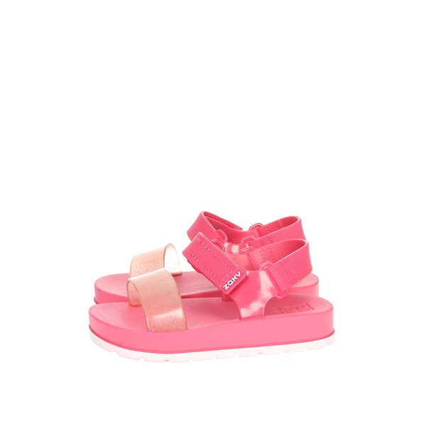 Zaxy Shoes Flat Sandals Fuchsia 18501