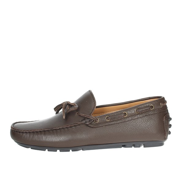 Herman Scott Shoes Moccasin Brown 6070