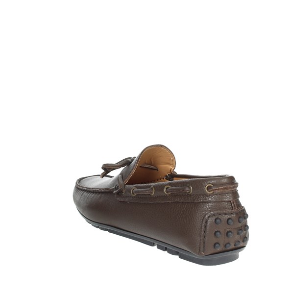 Herman Scott Shoes Moccasin Brown 6070