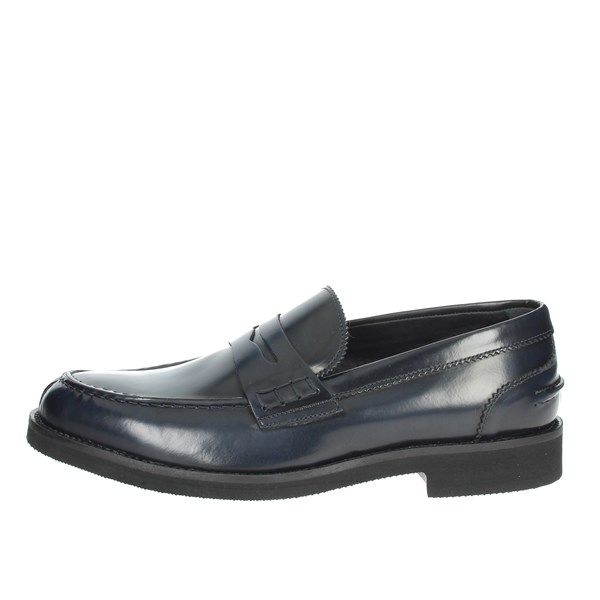 Gino Tagli Shoes Moccasin Blue 652