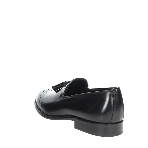 Herman Scott Shoes Moccasin Black 603