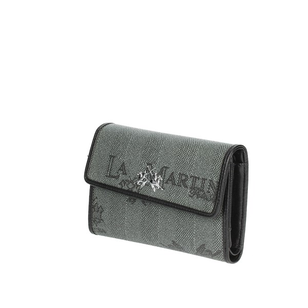 La Martina Accessories Wallet Grey/Black 315.020