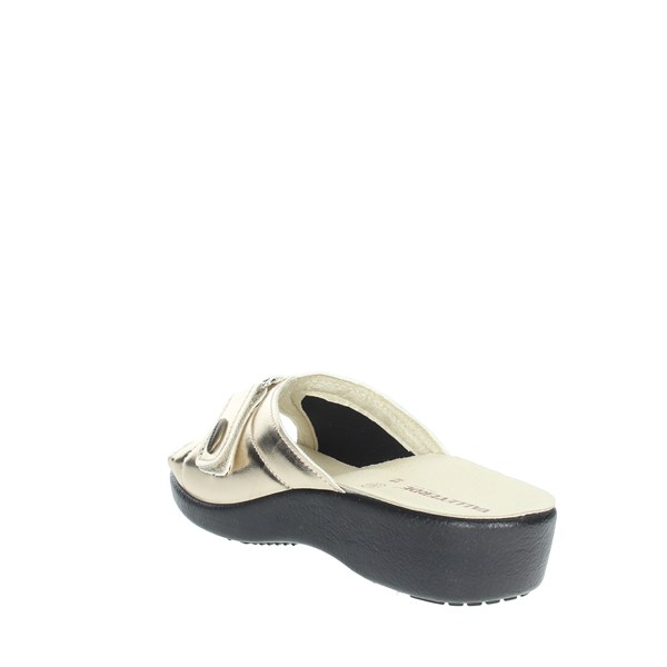 Valleverde Shoes Flat Slippers Platinum  022-7