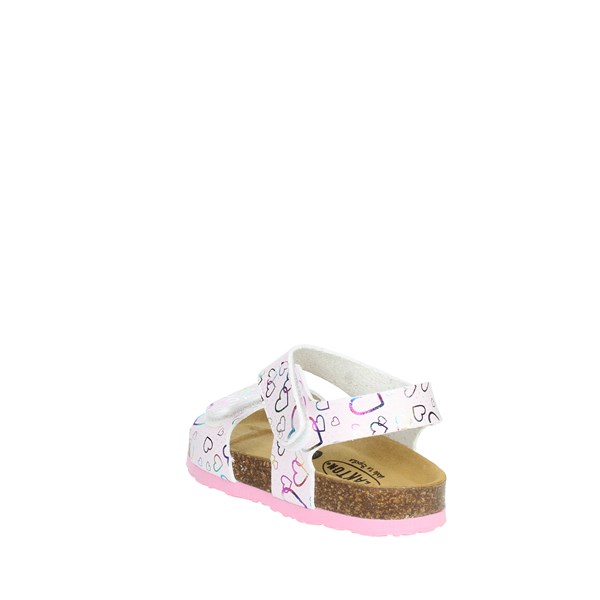 Plakton Shoes Flat Sandals Rose SARA 135448