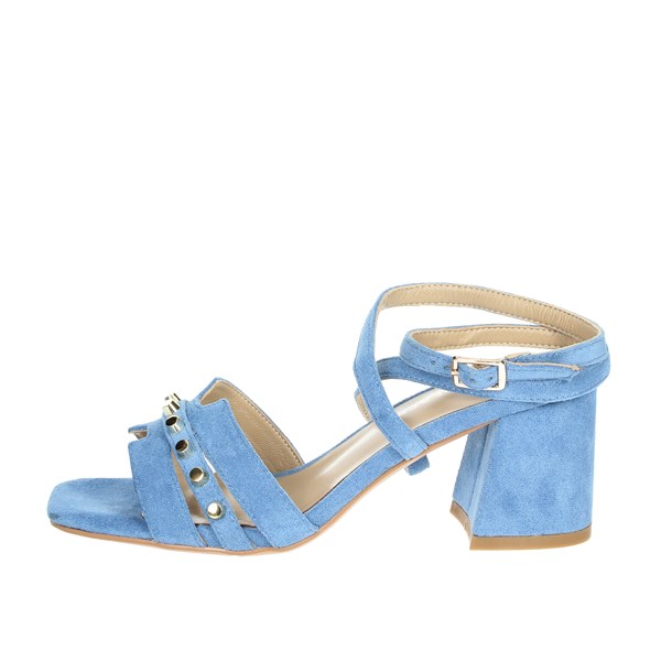 Silvian Heach Shoes Heeled Sandals Light Blue SHS535