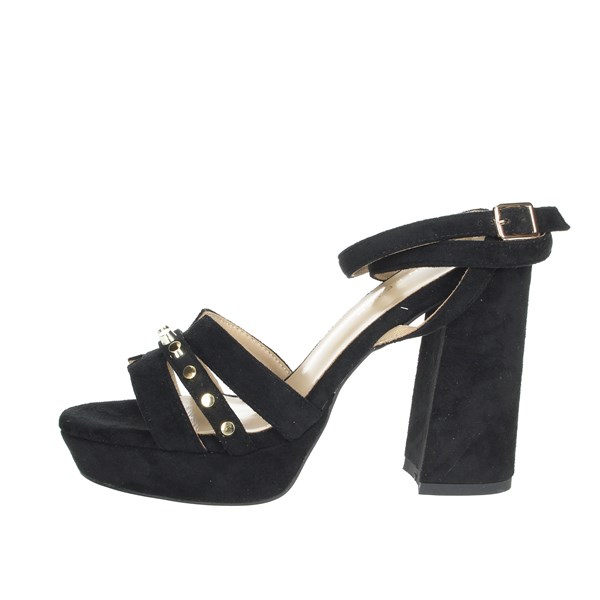 Silvian Heach Shoes Heeled Sandals Black SHS536