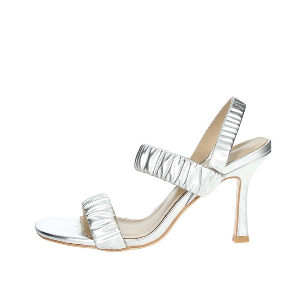 Silvian Heach Shoes Heeled Sandals Silver SHS073