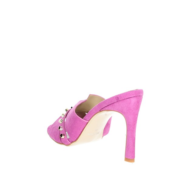 Silvian Heach Shoes Heeled Slippers Fuchsia SHS070